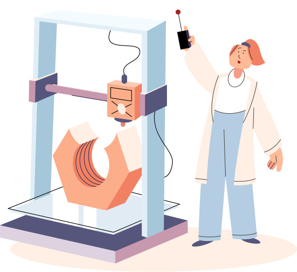 自动化生产行业的制造过程。科学家发明机器人组装产品图片下载