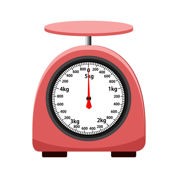 模拟的规模。孤立在白色背景上。矢量插图。测量模拟规模的剪贴画。图片下载