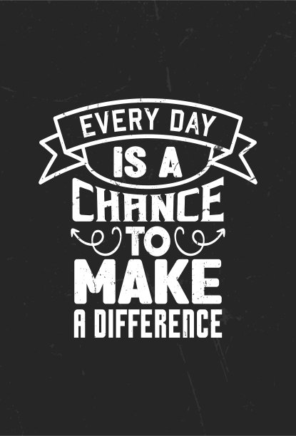 矢量动机排版t恤设计图片下载