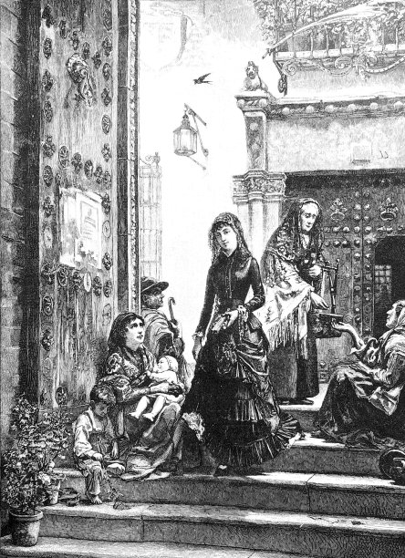 在托莱多大教堂失散的儿子门口图片下载