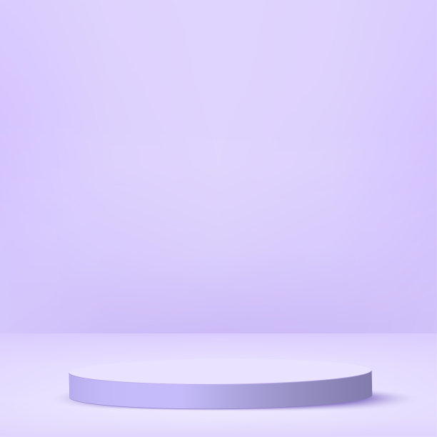 抽象背景与紫色讲台为演示。向量图片下载