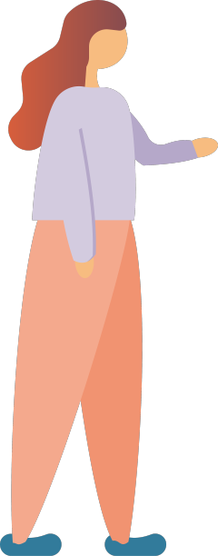 女人散步爱好图标孤立的白色图片下载