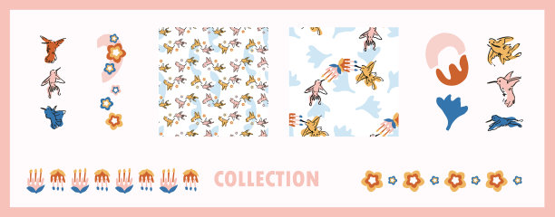 抽象、好玩、奇异的蜂鸟形状图片下载