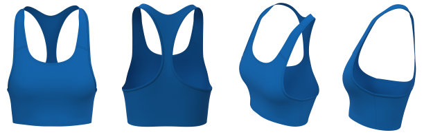 女子运动上衣模型图片下载