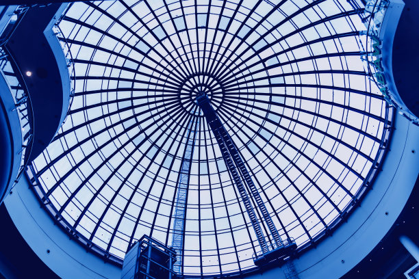 现代抽象建筑和细节背景与金属和玻璃图片下载