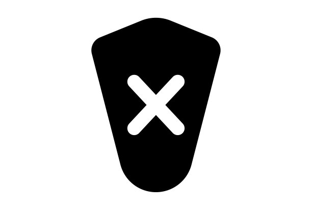 关闭网页图标黑色交叉x符号应用程序标志艺术图片下载