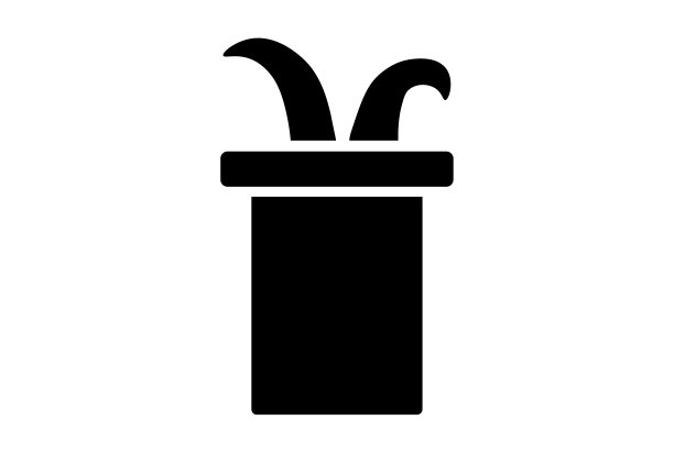 聚焦狂欢节图标黑色派对符号马戏团标志艺术图片下载