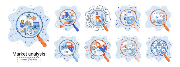 市场统计数据分析营销策略发展隐喻。商业研究，解决问题图片下载
