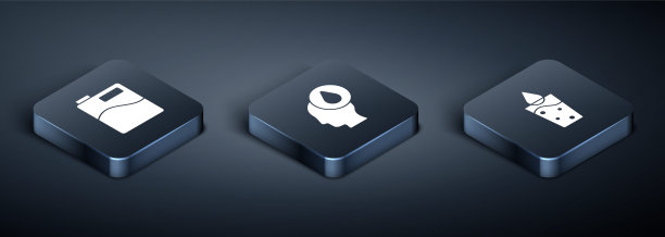 设置等距大瓶清洁水，玻璃和水滴图标。向量图片下载