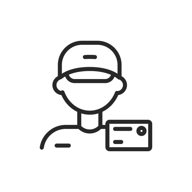 货到付款图标。矢量线性可编辑的快递和卡片标志，象征无现金交易，货到付款方式，网上购物和货到付款的好处。图片下载