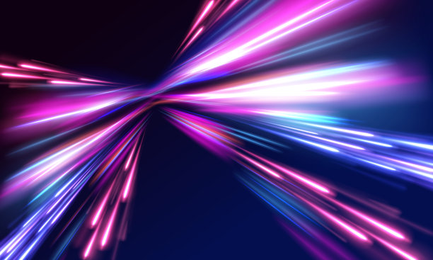 全景高速技术概念，光抽象背景。图片下载