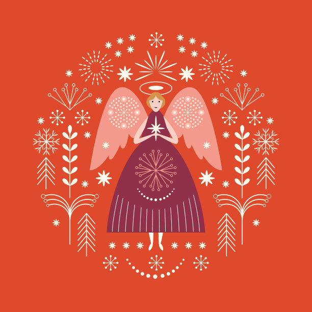 圣诞天使图片下载