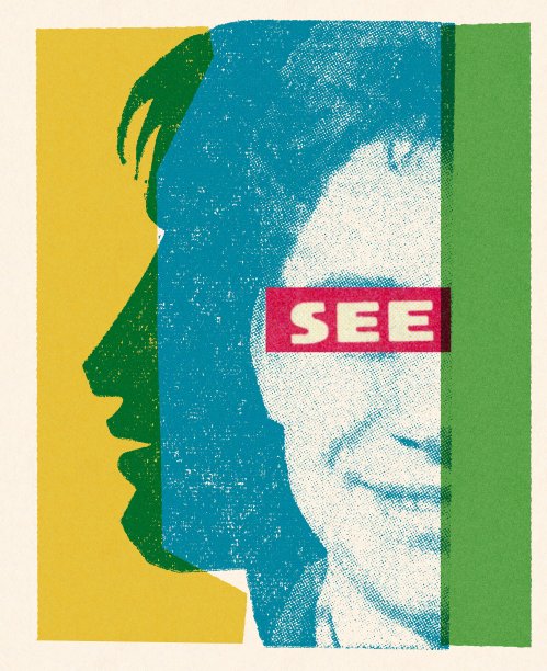 一张脸的特写图片下载