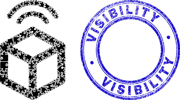 蓝色垃圾能见度封条和货舱wifi图片下载