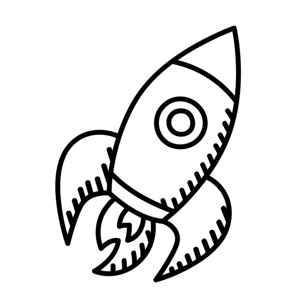 火箭船涂鸦图片下载