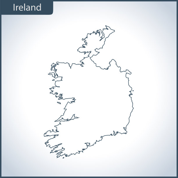 爱尔兰地图图片下载