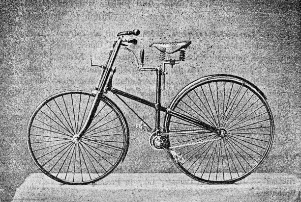 在基座上的安全自行车图片下载