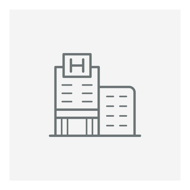 医院建筑图标图片下载