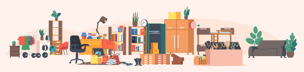 跳蚤市场内部购物场所独特图片下载