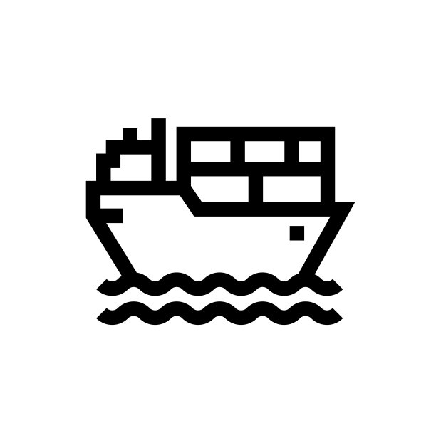 交货线图标，设计，像素完美，可编辑笔触。标志、标志、符号。采购产品货物，物流，配送仓库，货运，海运，货船。图片下载