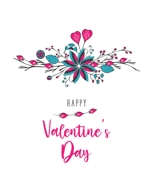 情人节快乐贺卡随图片下载