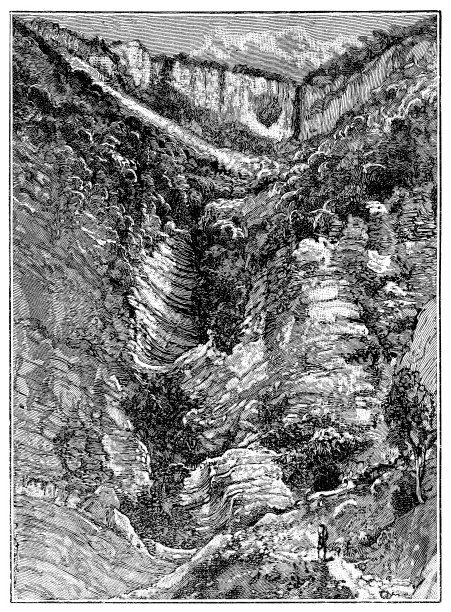 拉本费尔森的侏罗纪石灰岩悬崖，雷文岩图片下载