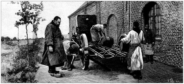 古代形象:修道院的圣玛丽，酿酒修士图片下载