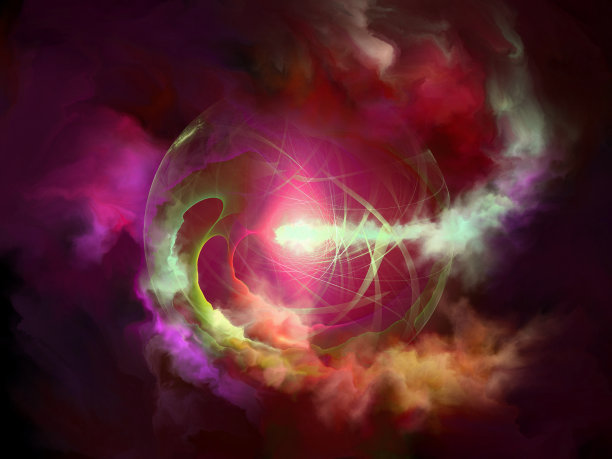 量子宇宙，未来抽象背景图片下载