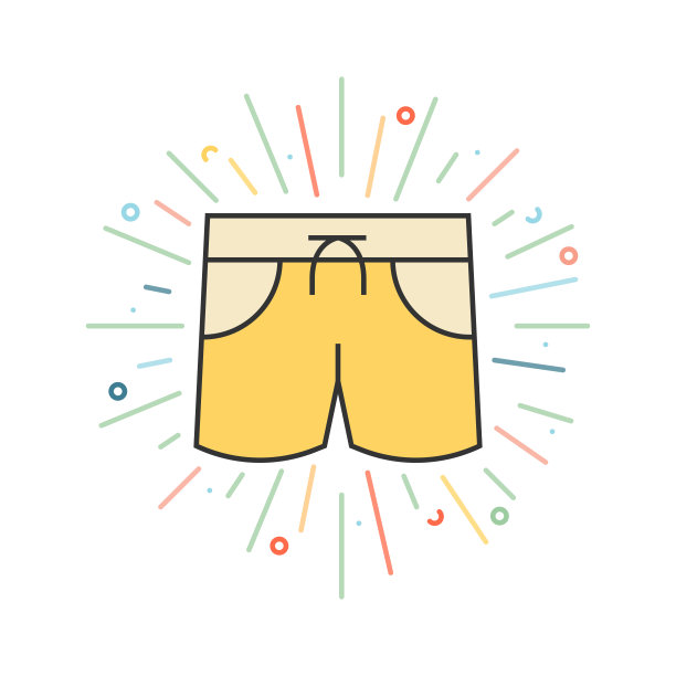 短裤行图标图片下载