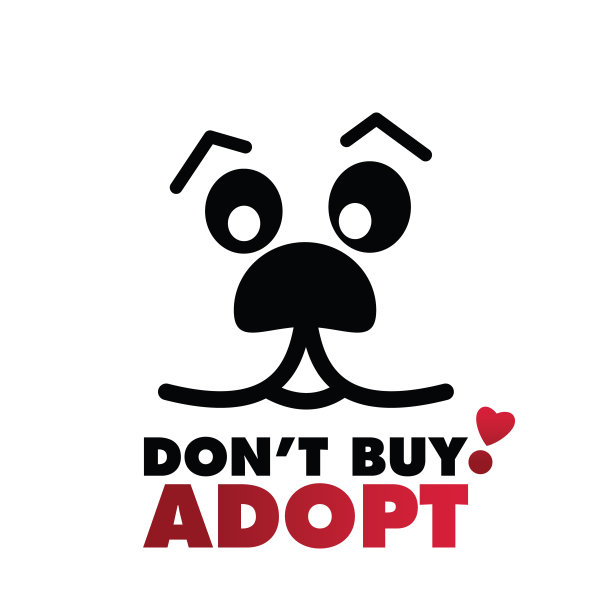 不买,采用-。手绘关于宠物的励志名言。海报、t恤、卡片、请柬、贴纸、横幅的刻字。图片下载