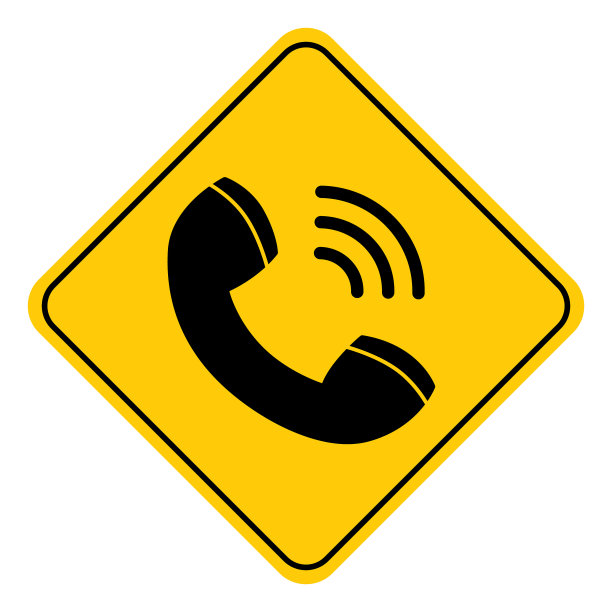 电话接收器路标图片下载