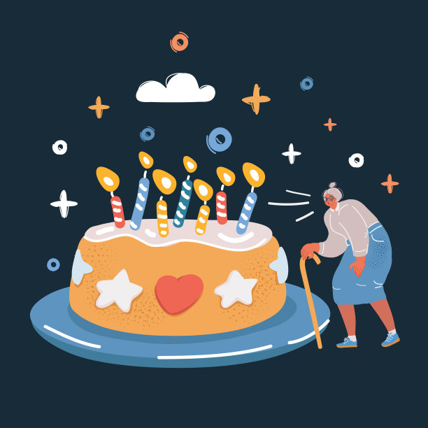 老妇人庆祝她图片下载