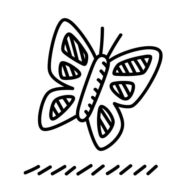 蝴蝶涂鸦5图片下载