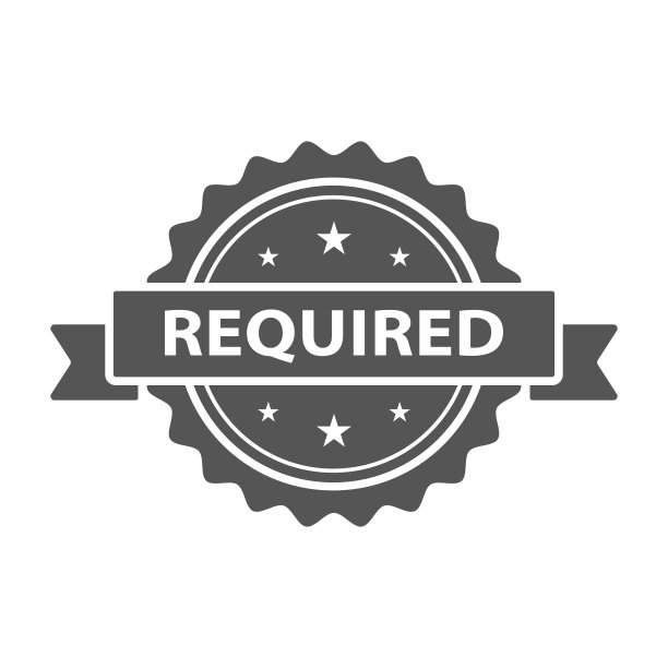 需要盖章,密封。矢量徽章，图标模板。插图孤立在白色背景上。图片下载