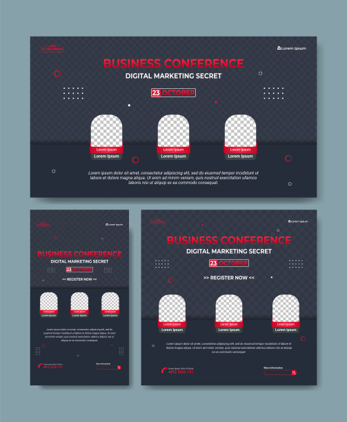 商业社交媒体模板图片下载