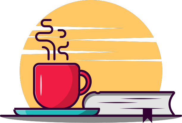 一杯咖啡和一本书图片下载