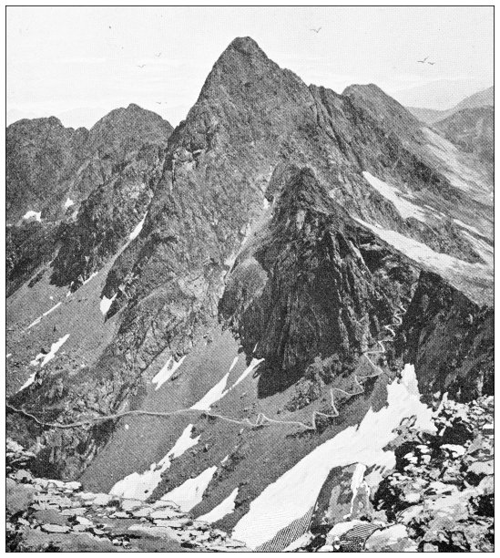 法国的古董旅行照片:比利牛斯山图片下载