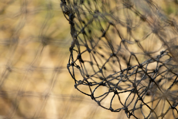 渔网的近景作为钓鱼的背景图片下载