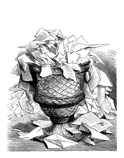 纸质文件和垃圾信件图片下载