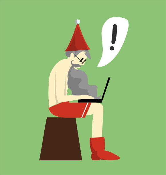 夏日圣诞老人网上购物-夏日圣诞老人笔记本电脑图片下载