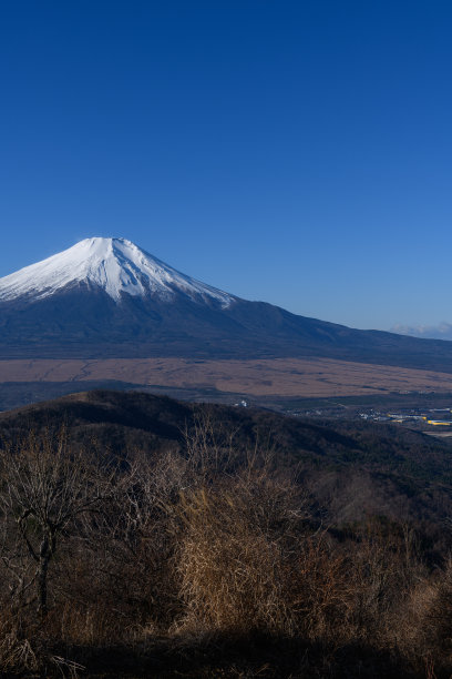 从石原山看富士山图片下载