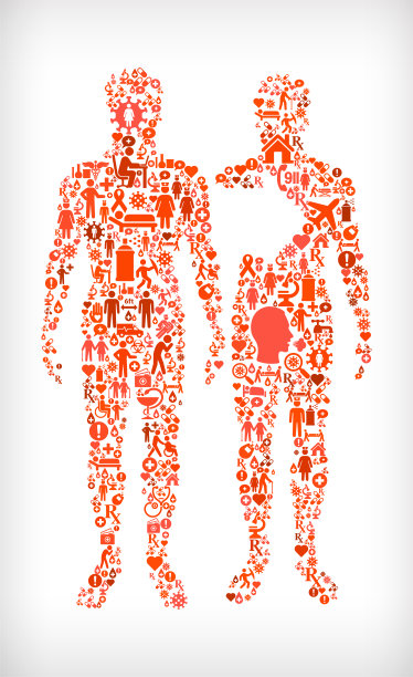 克隆流感冠状病毒图标模式图片下载