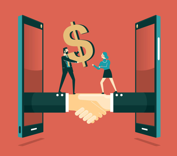 给钱——女商人图片下载