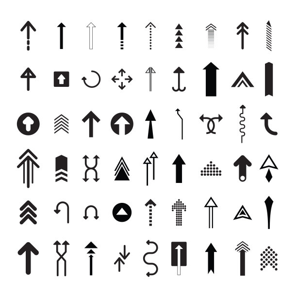 手绘装饰箭头收集图片下载