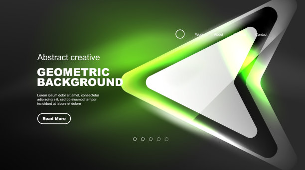 抽象背景登陆页几何形状图片下载