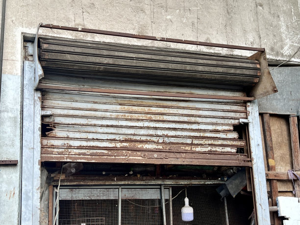 一张窗户的照片，里面有一堆东西，有一只猫坐在建筑物前面的窗台上图片下载