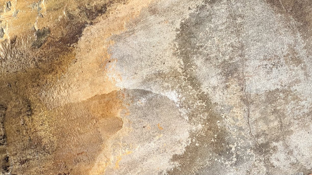 一张猫坐在肮脏房间的窗台上的照片，坐在有墙的肮脏区域的窗台上的照片图片下载