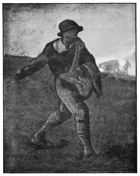 米勒的《播种者》——19世纪图片下载