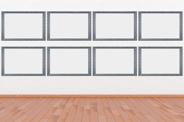 展览，展览，室内的空框。图片下载