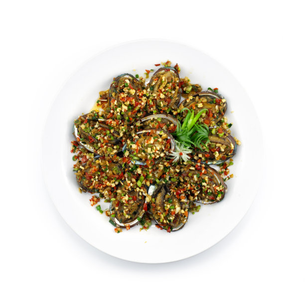 辣椒蒜炒鲍鱼图片下载